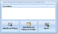 Excel Change File Properties (Summary) In Multiple screenshot